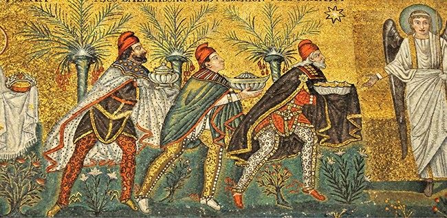 Mosaic at Basilica of Sant’ Apollinare Nuovo, Ravenna